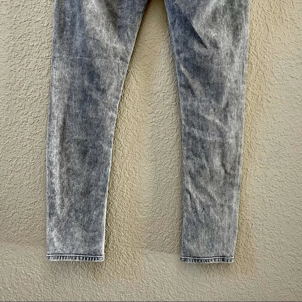 Agolde Chloe Jeans Skinny Low Rise Casual Distressed Festival Concert Gray 27